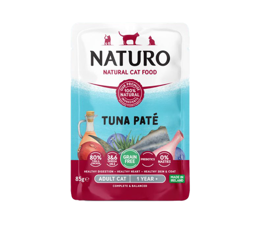 [10101942] NATURO CAT GF TUNA PATE POUCH 85G