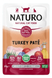 [10101944] NATURO CAT GF TURKEY PATE POUCH 85G