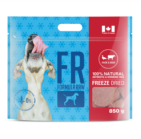 [10105482] FORMULA RAW DOG FREEZE DRIED DUCK & BEEF 850G