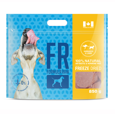 [10105484] FORMULA RAW DOG FREEZE DRIED KANGAROO & LAMB 850G