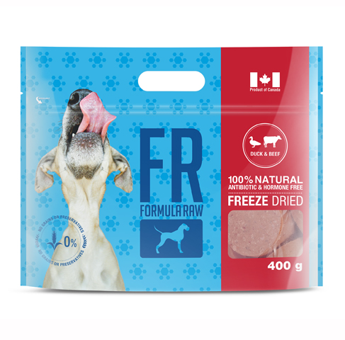 [10105490] FORMULA RAW DOG FREEZE DRIED DUCK & BEEF 400G