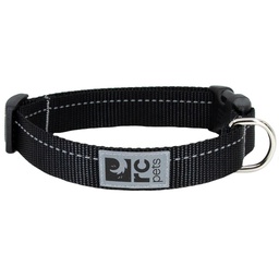[10105676] RC PETS PETITE PRIMARY CLIP COLLAR XXS 1/2&quot; BLK