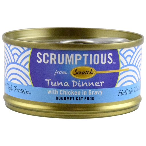 [10105720] SCRUMPTIOUS CAT RED MEAT TUNA & CHICKEN 79G