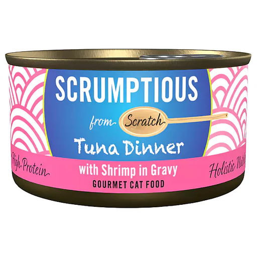 [10105724] SCRUMPTIOUS CAT RED MEAT TUNA & SHRIMP 79G