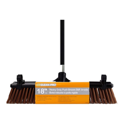 [10107108] EZ CLEAN PRO HEAVY DUTY PUSH BROOM 18"