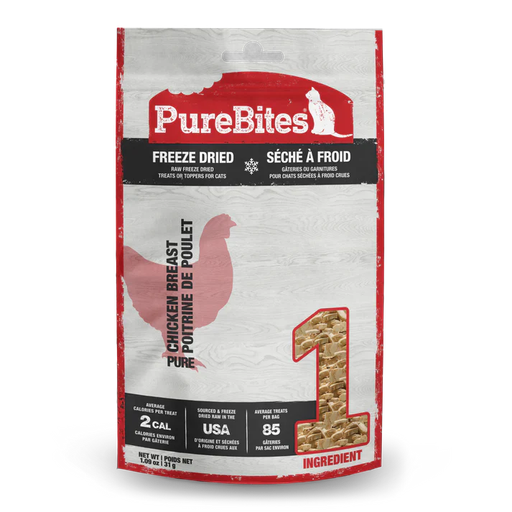 [10109840] PUREBITES CAT CHICKEN BREAST FREEZE-DRIED TREAT 65G