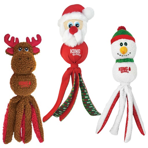 [10113106] KONG DOG HOLIDAY WUBBA ASSRTD XMAS 2025