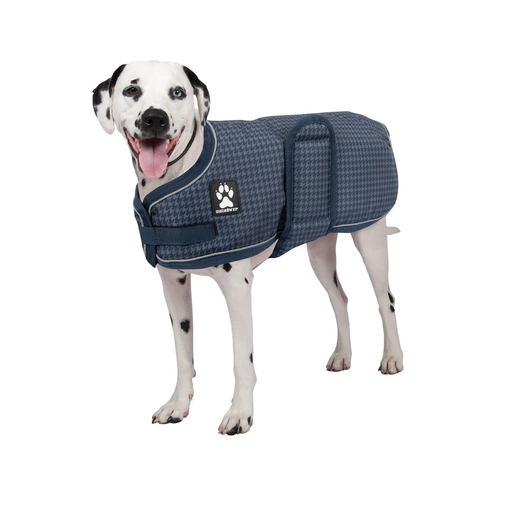 [10143718] SHEDROW EXPEDITION DOG COAT CINDER HOUNDSTOOTH (XXL)