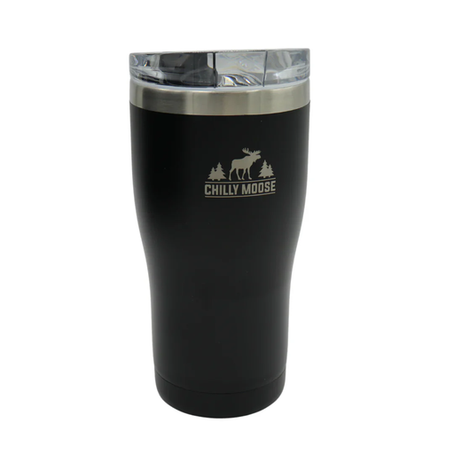 [10144600] CHILLY MOOSE ALGONQUIN TUMBLER 580ML MIDNIGHT BLACK