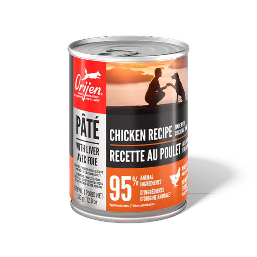 [10144784] ORIJEN DOG CHICKEN W/ LIVER PATE 363g (12.8OZ)