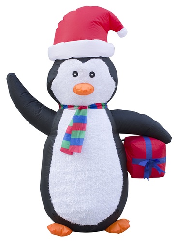 [10145036] HOLIDAY INFLATABLE ASSORTED BEAR/MOOSE/PENGUIN 4FT