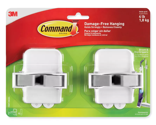 [10145102] COMMAND 17007-ES BROOM GRIPPER LARGE GRAY/WHITE