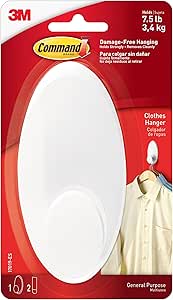 [10145234] COMMAND 17019-ES CLOTHES HANGER WHITE LARGE