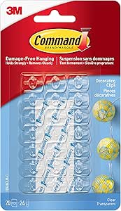 [10145246] COMMAND 17026CLR-C DECORATIVE CLIP CLEAR