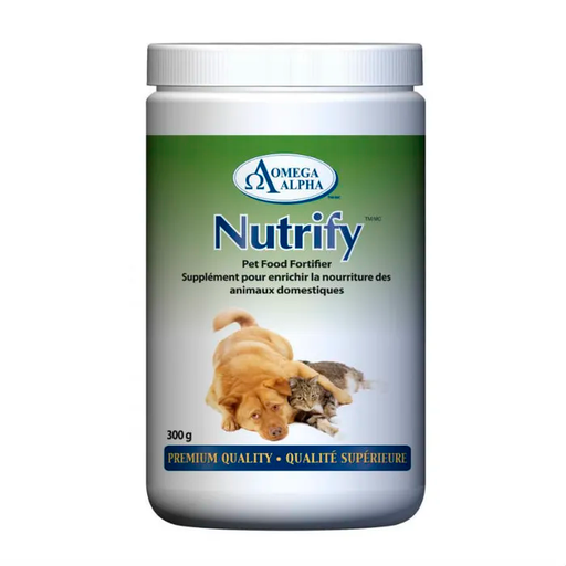 [10145302] OMEGA ALPHA PET NUTRIFY FOOD FORTIFIER 300G