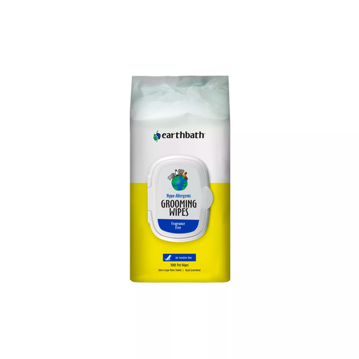 [10145992] EARTHBATH HYPO-ALLERGENIC CAT WIPES FRAGRANCE FREE (100PK)