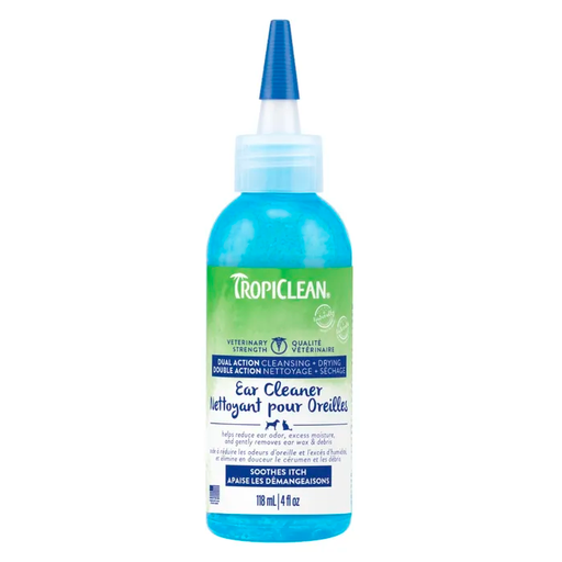 [10146000] TROPICLEAN EAR CLEANER WASH DUAL ACTION 118ML (4OZ)