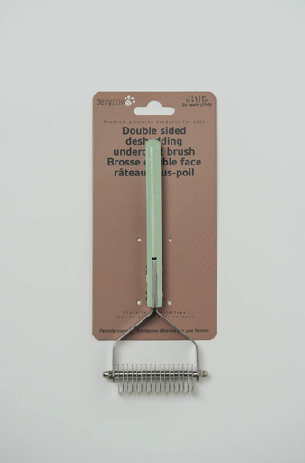 [10147096] DEXYPAWS DESHEDDING UNDERCOAT BRUSH DOUBLE-SIDED