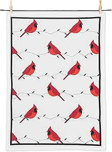 [10147670] ABBOTT ALLOVER CARDINALS KITCHEN TOWEL 20X28"L