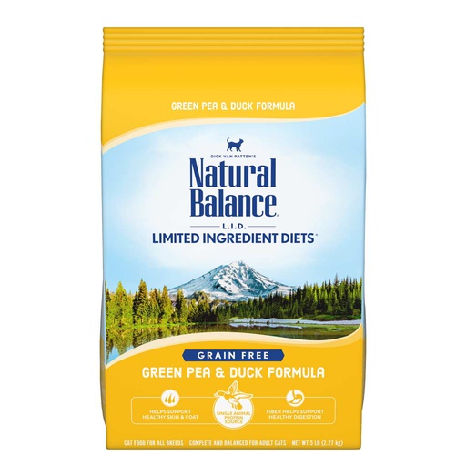 [10003132] NATURAL BALANCE CAT LID GF DUCK & GREEN PEA 10LB