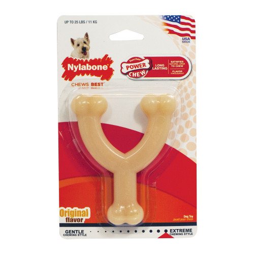 [10012706] NYLABONE POWER CHEW WISHBONE ORIGINAL REGULAR