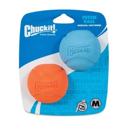 [10015678] CHUCKIT FETCH BALL MED 2PK