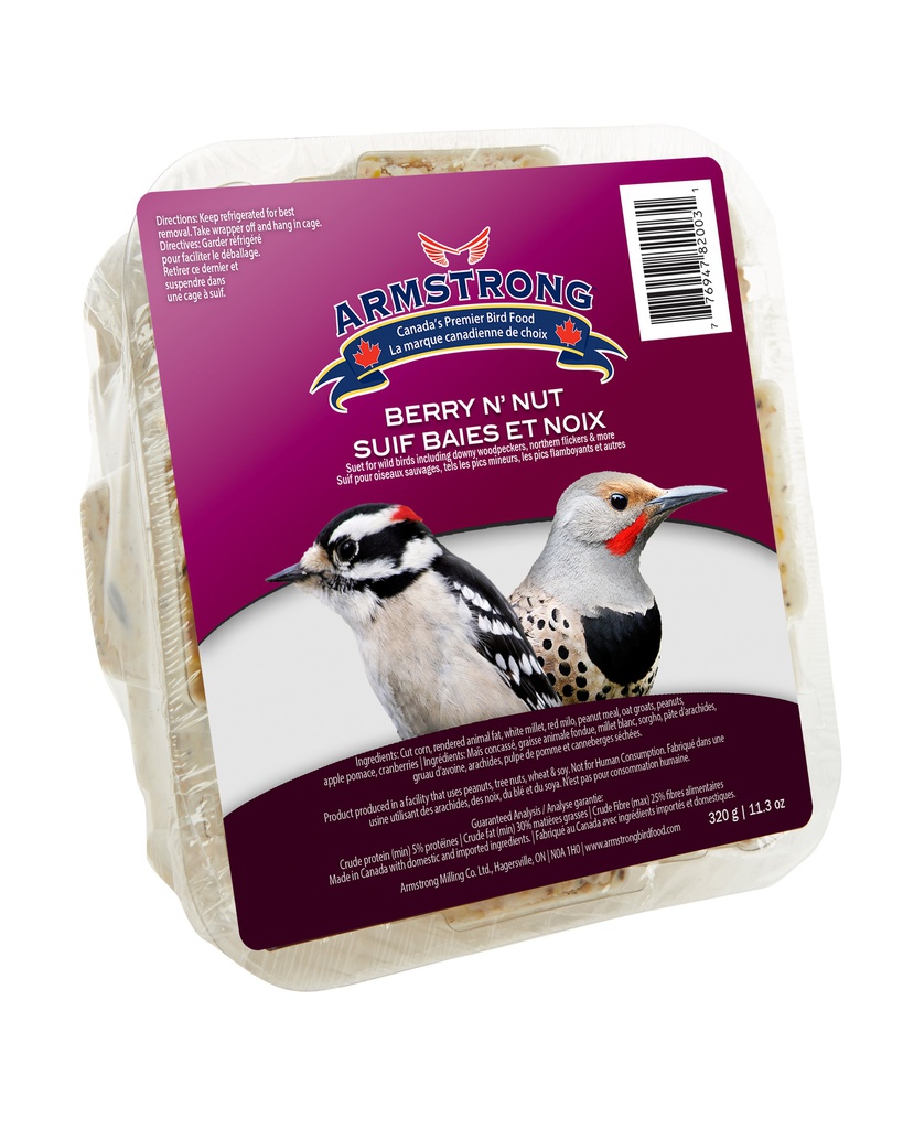 ARMSTRONG SUET BERRY N' NUT 320g