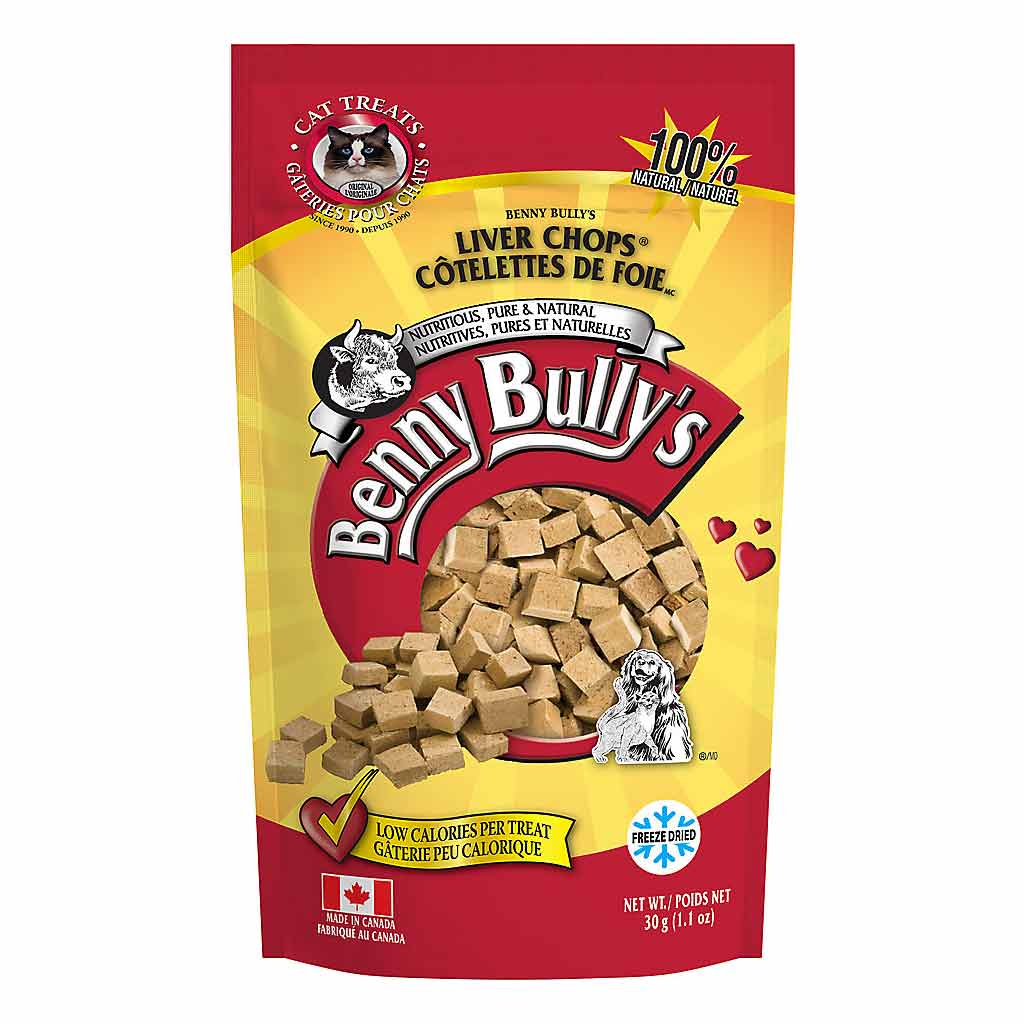 BENNY BULLY'S LIVER CHOPS CAT 30GM