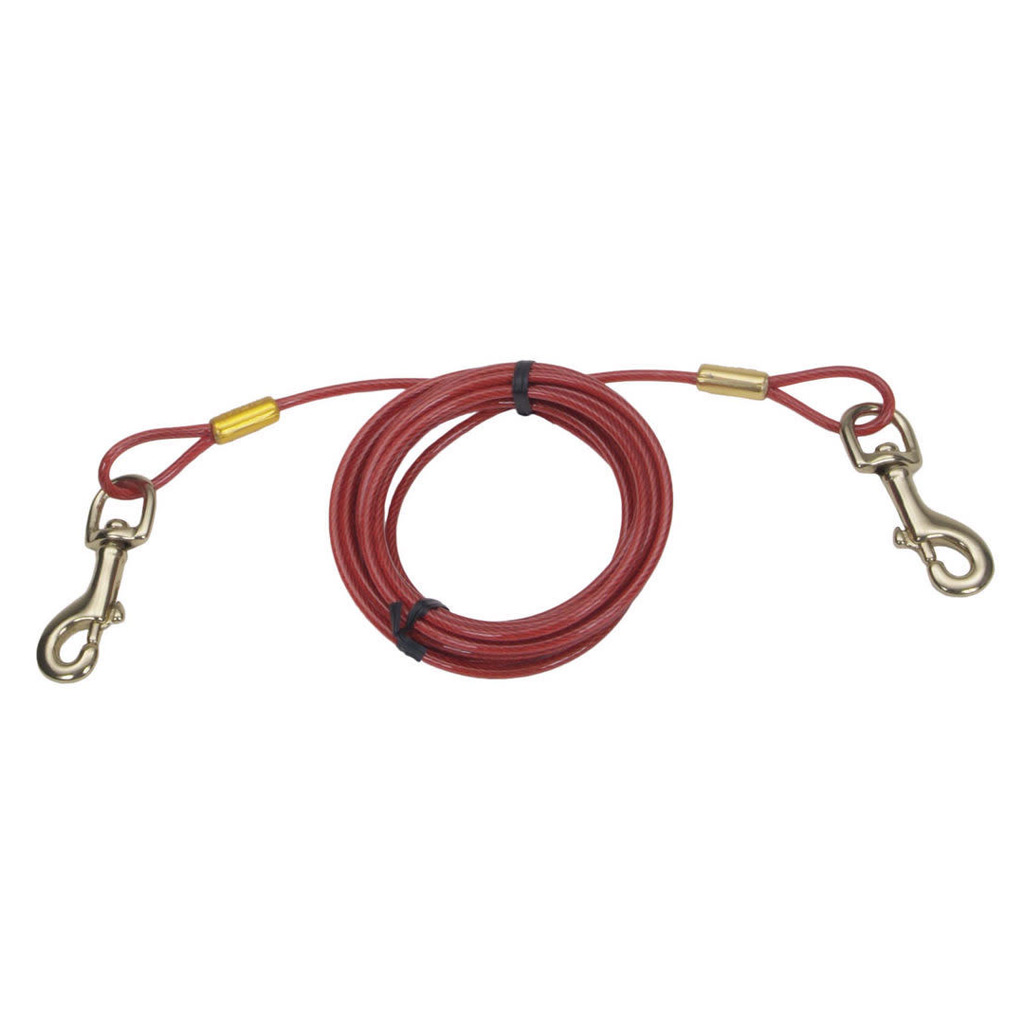 DMB - COASTAL TITAN HEAVY CABLE DOG TIE OUT 10'