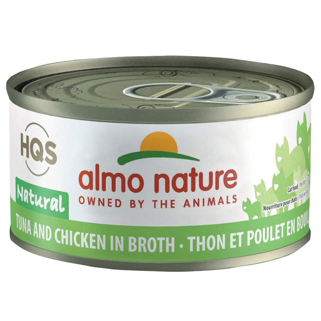 ALMO CAT TUNA WITH CHICKEN CAN 70GM 