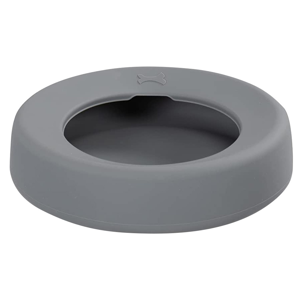 DMB - MESSY MUTTS SILICONE NON-SPILL BOWL GREY