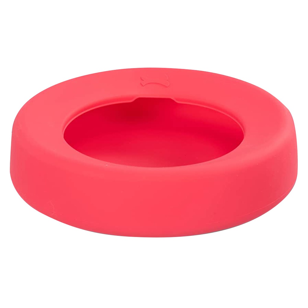 DMB - MESSY MUTTS SILICONE NON-SPILL BOWL RED