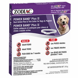 [144-210296] ZODIAC POWERBAND PLUS II DUAL ACTION COLLAR DOG/PUPPIES