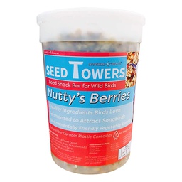 [164-924013] WILDLIFE SCIENCE SEED TOWER NUTTY'S BERRIES 34OZ