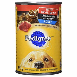 [136-782368] PEDIGREE DOG CHOICE CUTS IN BEEF 630GM