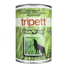[136-000016] TRIPETT DOG ORIGINAL FORMULA GREEN BEEF TRIPE 14OZ