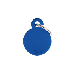 [144-251681] MY FAMILY ALUMINUM ROUND BLUE S