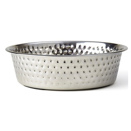 [144-025852] PETRAGEOUS CRETE HAMMERED STAINLESS BOWL 6.50&quot; 1.50PINT