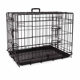[144-106780] BUD'Z DELUXE CRATE FOLDABLE DOUBLE DOOR 24IN